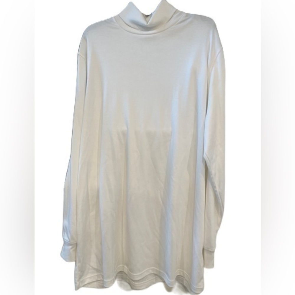 LANDS END Men’s 2 XL turtleneck 100 % cotton pullover